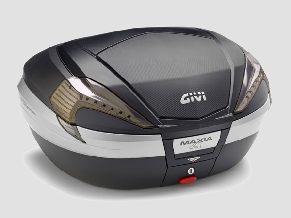 GIVI V56NNT モノキーケース 56L V56 MAXIA4 TECH未塗装ブラック（カーボン調パネル） GIVI V56 MAXIA4シリーズ（ストップランプなし）V56NNT 未塗装ブラック