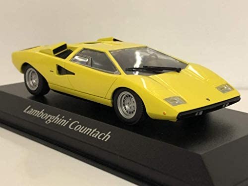 ミニチャンプス ランボルギーニ カウンタック LP 400 1970 イエロー （1/43スケール MAXICHAMPS 940103100） おもちゃのミニカーの商品画像