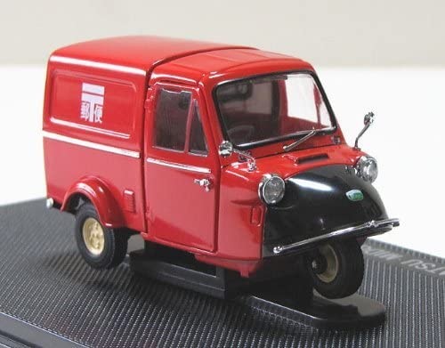 エブロ ダイハツ ミゼット ポストカー 1961 レッド （1/43スケール 44215） おもちゃのミニカーの商品画像