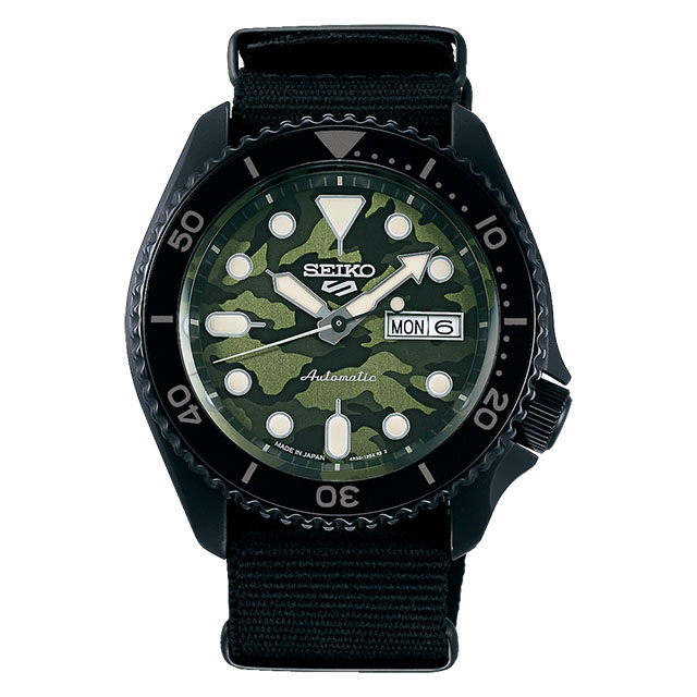 SEIKO 5 Sports SKX Sense Style SBSA173 （ブラック/ナイロンバンド） Seiko 5 Sports Street Style メンズウォッチの商品画像