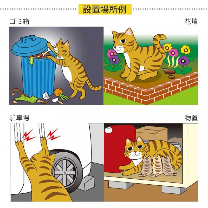 嫌がるニオイでノラ猫を寄せ付けない 猫よけグッズ 猫よけ 対策 忌避剤 シート 寄せ付けない 撃退 野良猫 猫対策 猫 ネコ ねこ 置くだけ 忌避 侵入 防ぐ 屋外 庭 花壇 車庫 ゴミ捨て場 物置 天然成分 代購幫