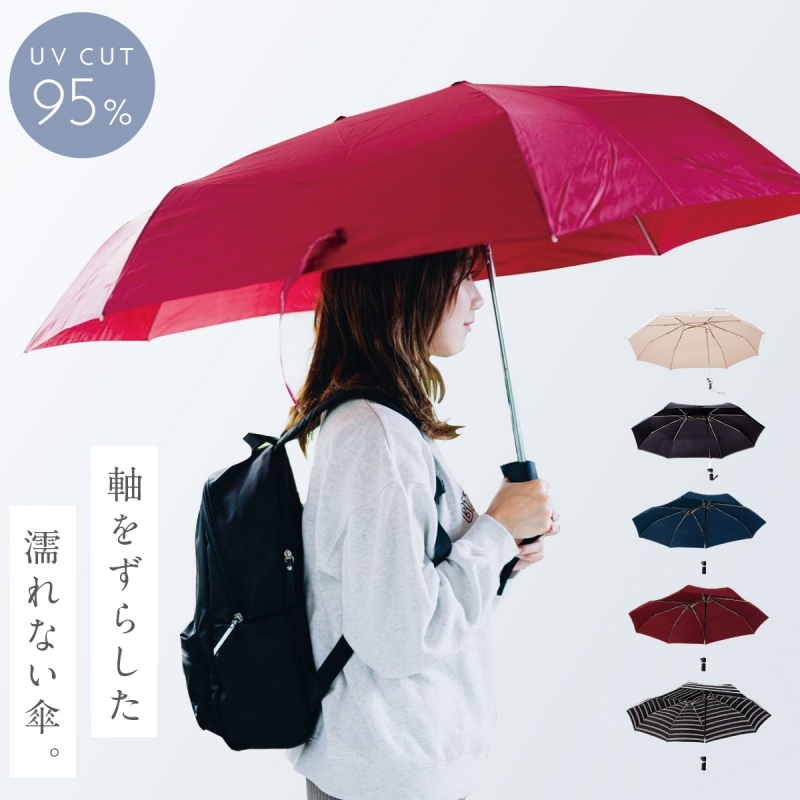 傘 折りたたみ レディース 折りたたみ傘 雨傘 ママ 赤ちゃん 抱っこ紐 お出かけ おでかけ 育児 便利 グッズ アイテム 荷物が濡れにくい リュック カバン バック ココチのくらし雑貨店 通販 Yahoo ショッピング