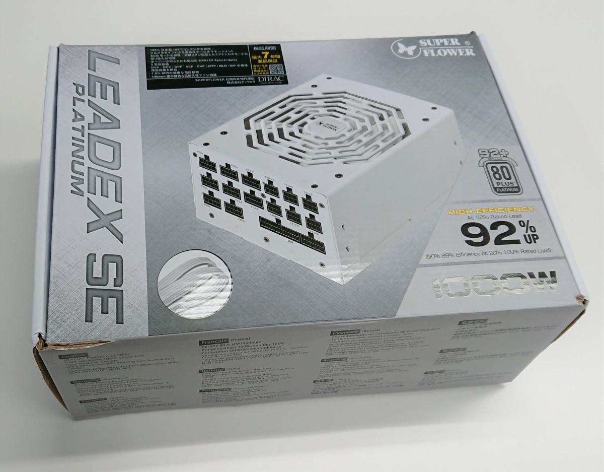 Super Flower LEADEX PLATINUM SE 1000W-WT ［LEADEX PLATINUM SE 