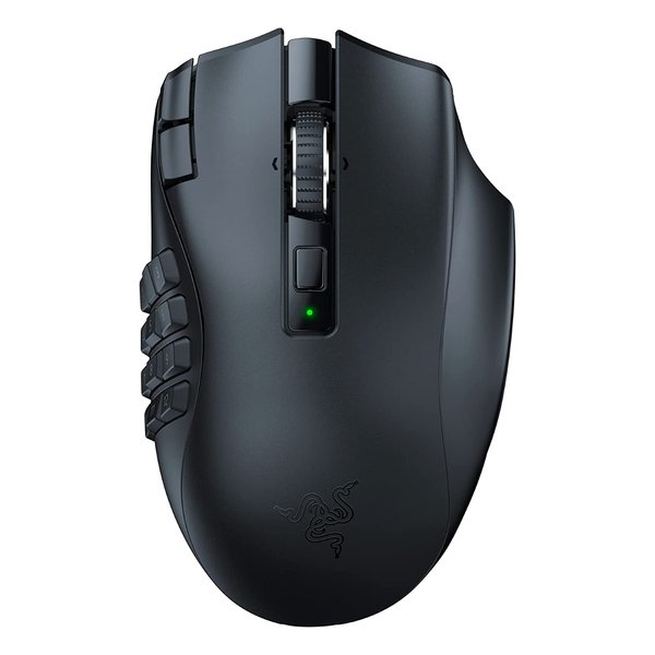 Razer Razer Naga V2 HyperSpeed ワイヤレスエルゴノミックMMOマウス RZ01-03600100-R3A1（ブラック） マウス、トラックボール本体の商品画像