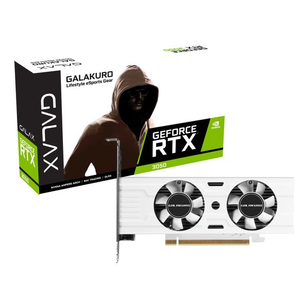 玄人志向 GK-RTX3050-E6GB/WHITE/LP ［玄人志向 NVIDIA GeForce