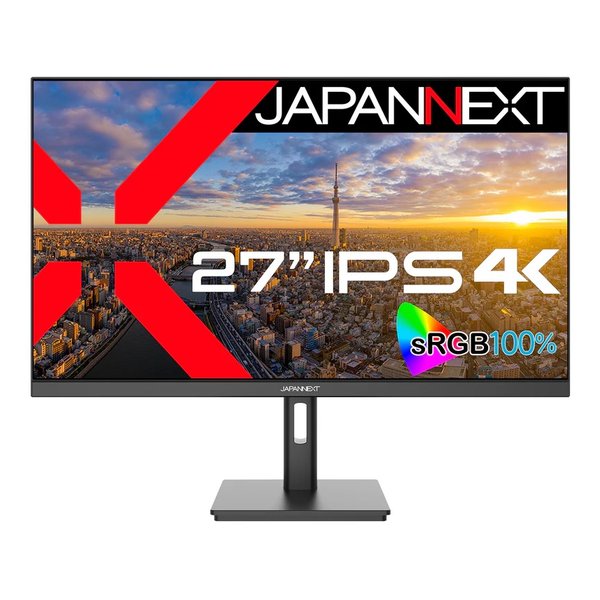 JAPANNEXT 液晶ディスプレイ [27型/3840×2160/HDMI×2、DP×1/スピーカー