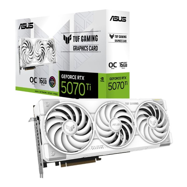 ASUS TUF-RTX5070TI-O16G-WHITE-GAMING ［ASUS TUF Gaming
