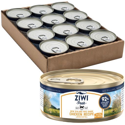 ZIWI ジウィピーク キャット フリーレンジチキン 85g×24缶 猫缶、ウエットフードの商品画像