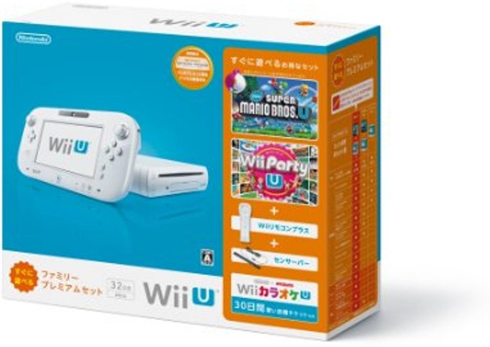 任天堂 Wii U すぐに遊べるファミリープレミアムセット（シロ）の商品画像