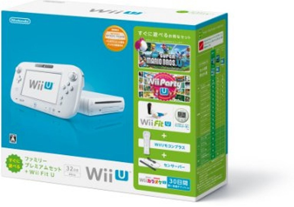 Wii U すぐに遊べるファミリープレミアムセット＋Wii Fit U （シロ）の商品画像