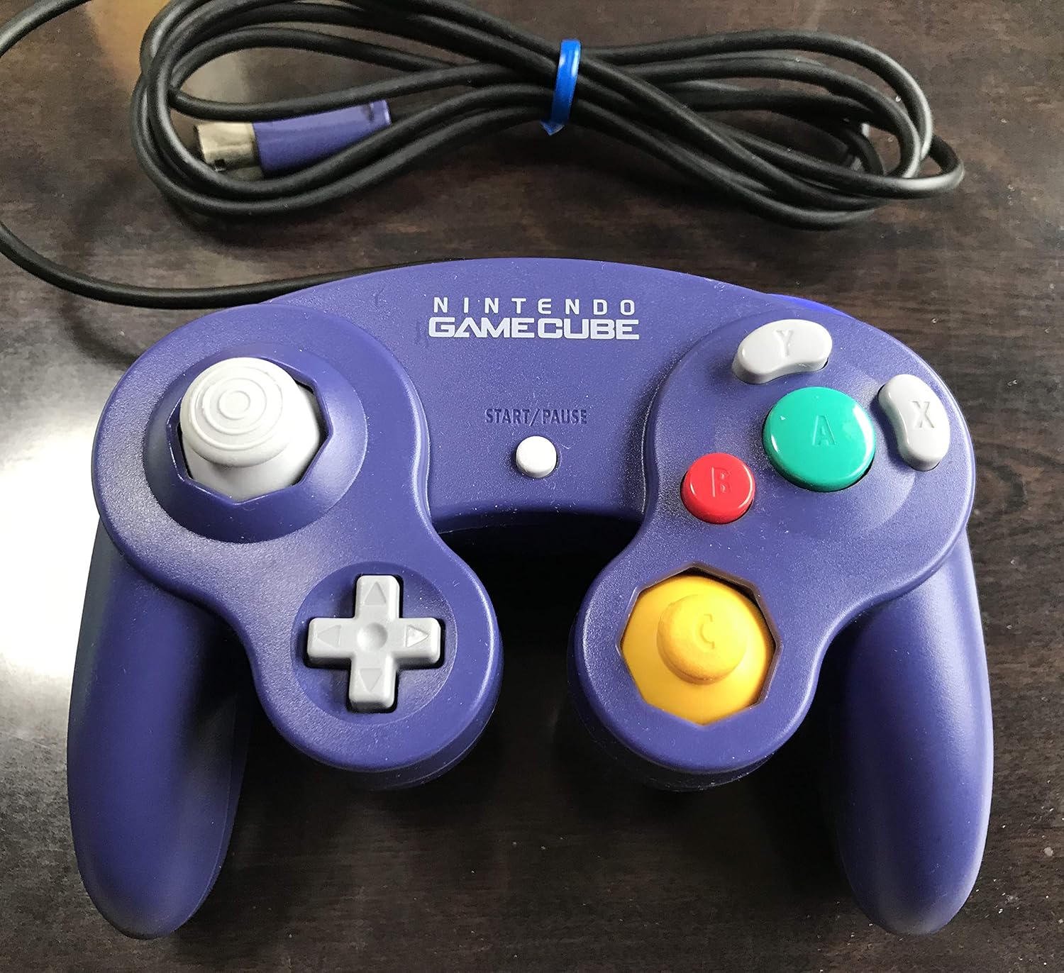 任天堂 ゲームキューブ専用コントローラー バイオレット＆クリア