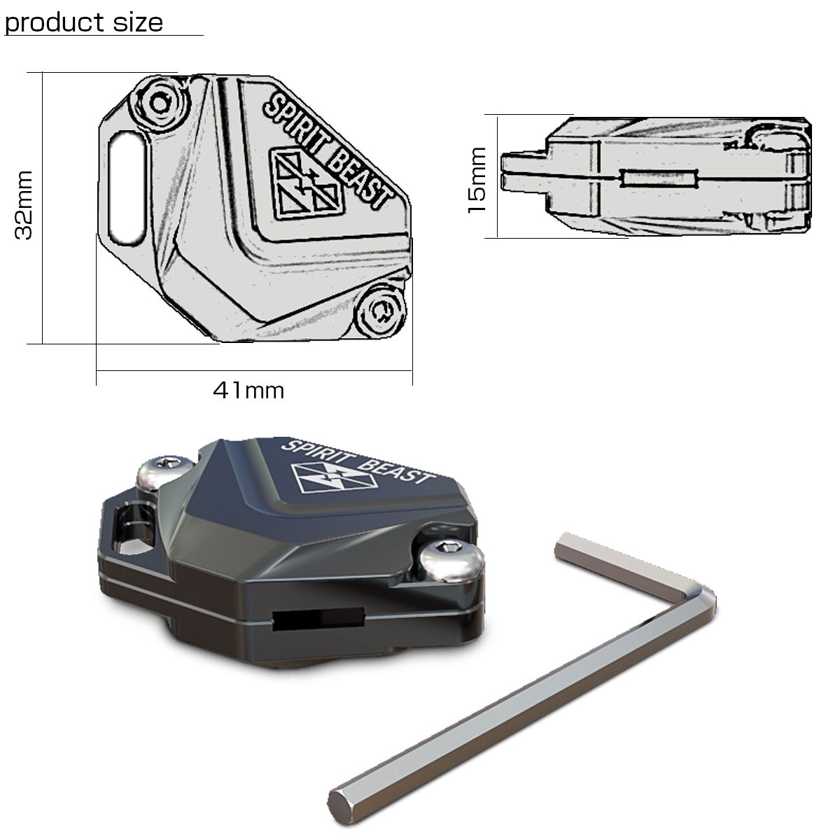 ホンダ 汎用 キーケース キーカバー キーホルダー 鍵 T6アルミ