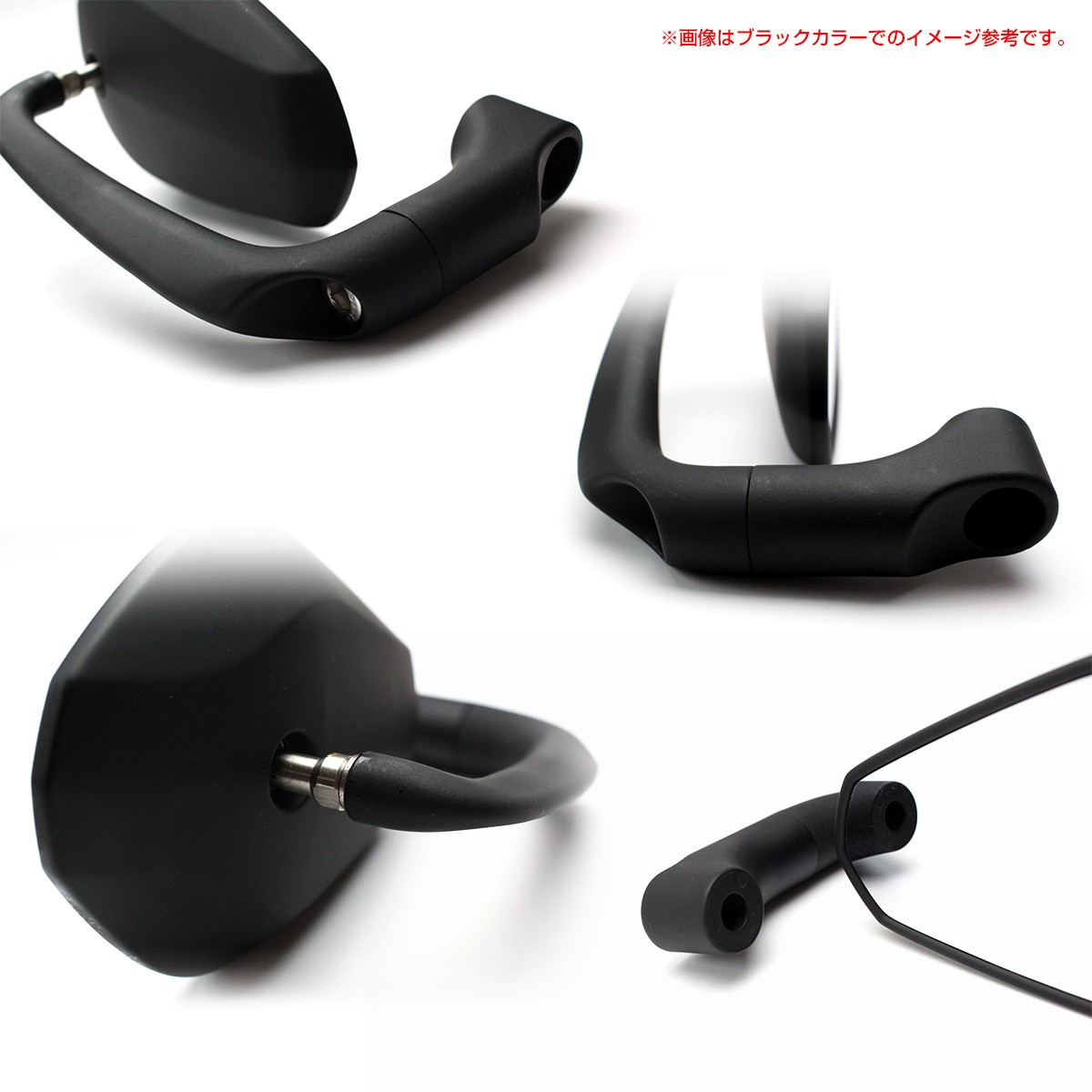 ハーレー純正バーエンドミラー左右セット 純正グリップ左右付属