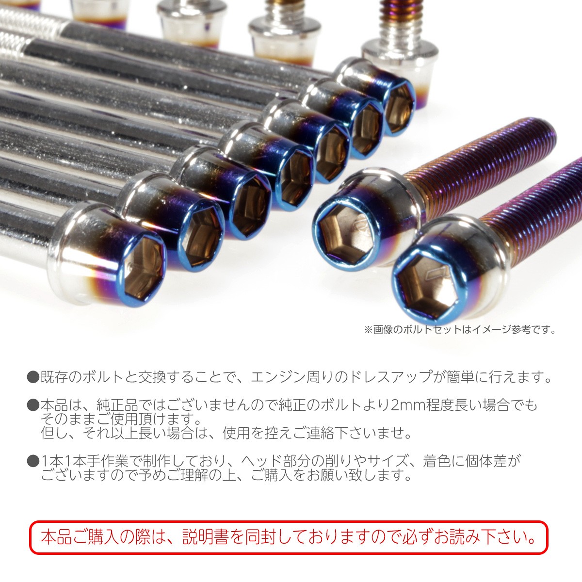 ホンダ（HONDA） エイプ 50 100 -2005 エンジンカバーボルト 14本set