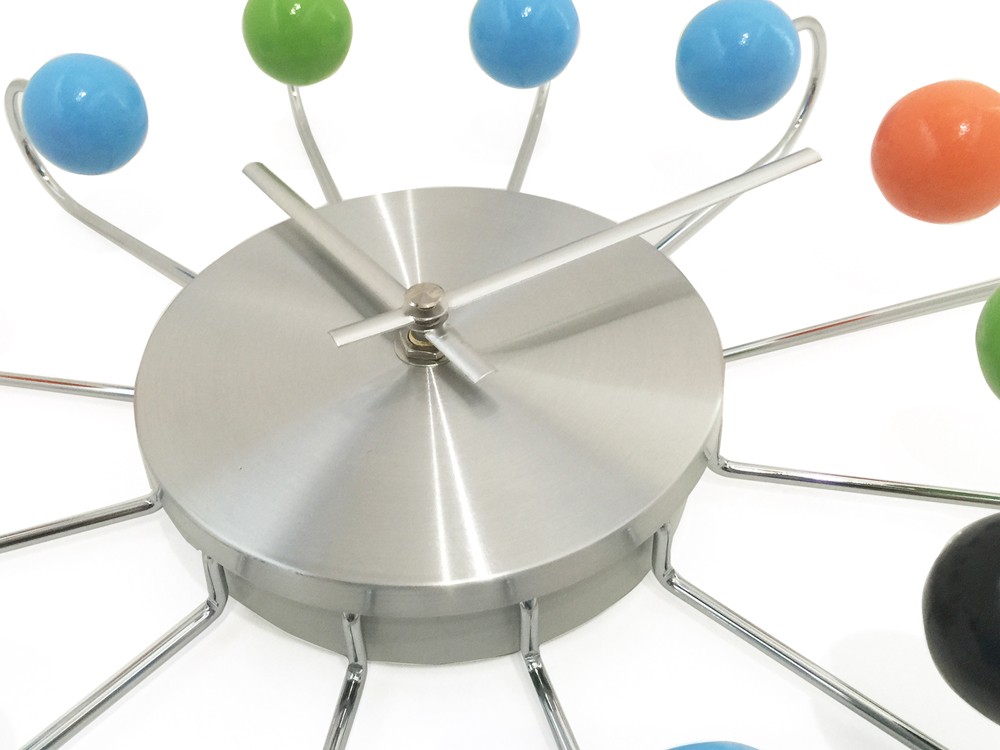 5735【程度良好】ボール・クロック 正規ライセンス品 ジョージ・ネルソン George Nelson ジョージネルソン ボールクロック マルチカラー