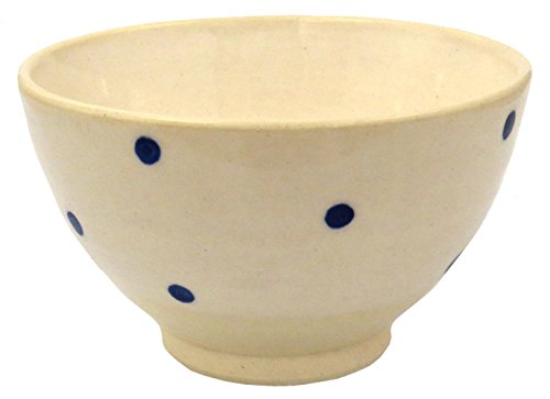  feeling vessel atelier .. kiln polka dot Heart rice bowl blue 52026