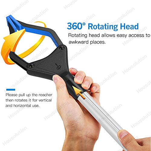 Housolution litter .. tongs help hand all-purpose long hand 83cm 360 times rotation possibility Magic hand aluminium alloy ABS light weight .