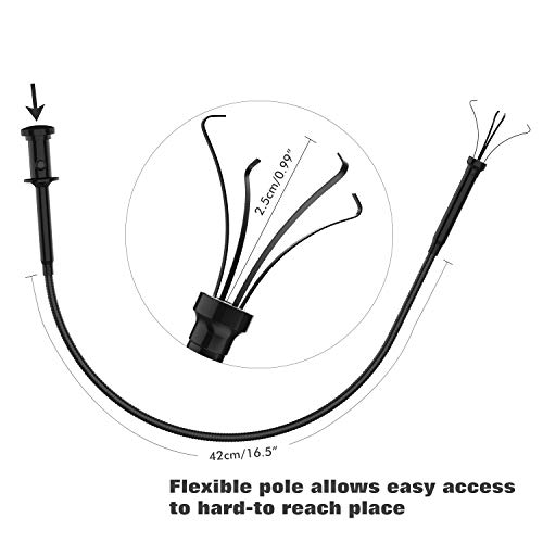  litter .. tongs Housolution help hand all-purpose long hand LED light attaching 4 nail pika bending . possibility Magic hand pick up folding 