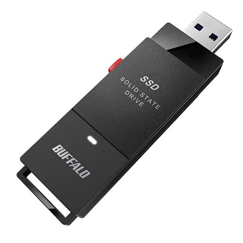 BUFFALO SSD-SD500U3-BA [SSD-SDU3シリーズ 500GB ブラック] 外付けSSD