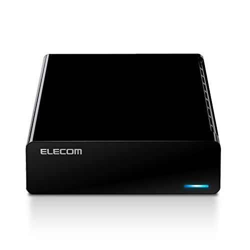 ELECOM ELD-STV040UBK [TV向け外付けハードディスク ELD-STVシリーズ 4TB] HDD、ハードディスクドライブ