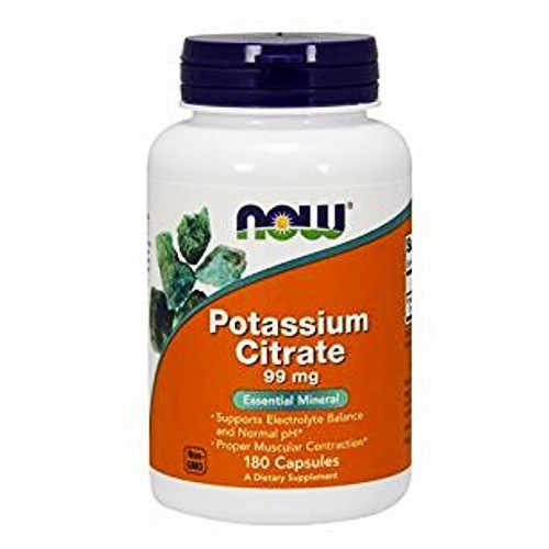 NOW Foods クエン酸カリウム 99mg 180粒入 × 1個の商品画像