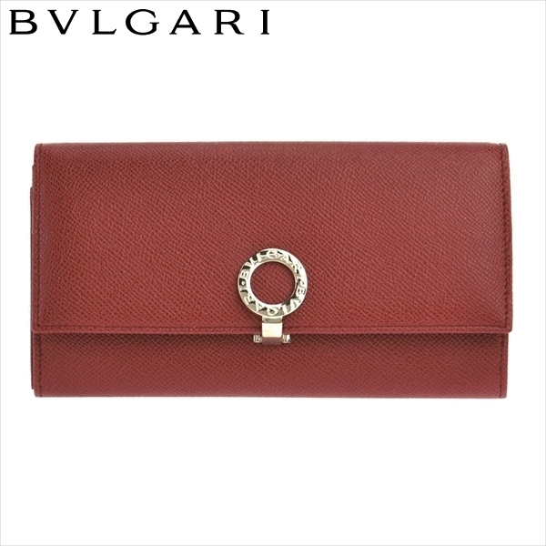 BVLGARI ブルガリブルガリ 二つ折り長財布 33889 （ルビーレッド） レディース長財布の商品画像