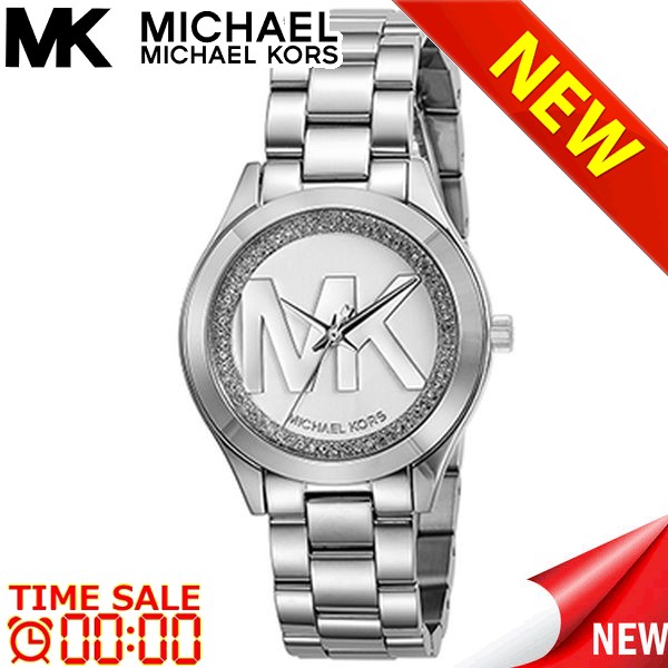 MICHAEL KORS MINI SLIM RUNWAY MK3548 （シルバー） レディースウォッチ - 最安値・価格比較 ...