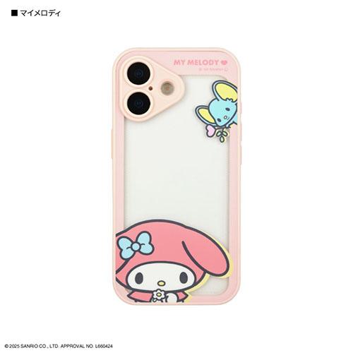 iPhone17 サンリオ IIIIfit プランプフレームケース SANG-579MM（マイメロディ）