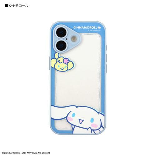iPhone17 サンリオ IIIIfit プランプフレームケース SANG-579CN（シナモロール）