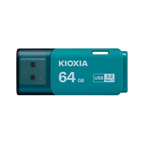 KIOXIA TransMemory U301 USB-Stick 64GB - Schwarz, USB 3.2, Mit Schutzkappe