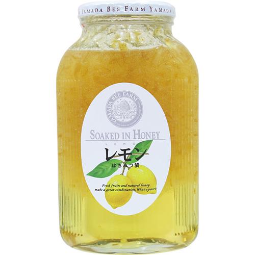 レモンはちみつ漬 山田養蜂場 [レモン 国産レモン はちみつ 蜂蜜 はちみつレモン果皮 果汁 フレッシュ] 900g/1瓶 はちみつの商品画像