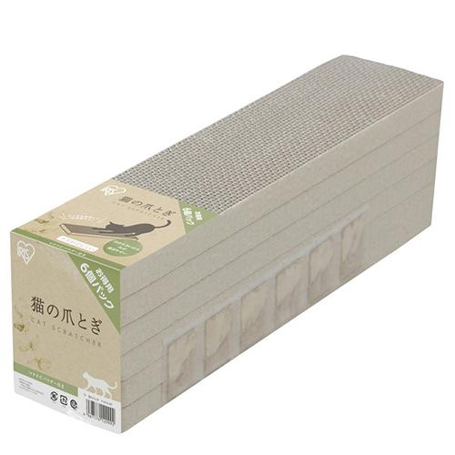 アイリスオーヤマ ネコの爪とぎ 6パック P-NTN-6P×1の商品画像