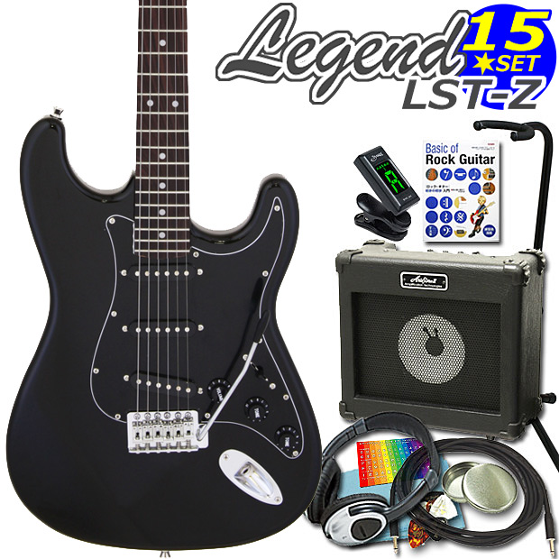  электрогитара начинающий комплект LST-Z/B-BKBK Legend Legend 15 позиций комплект 
