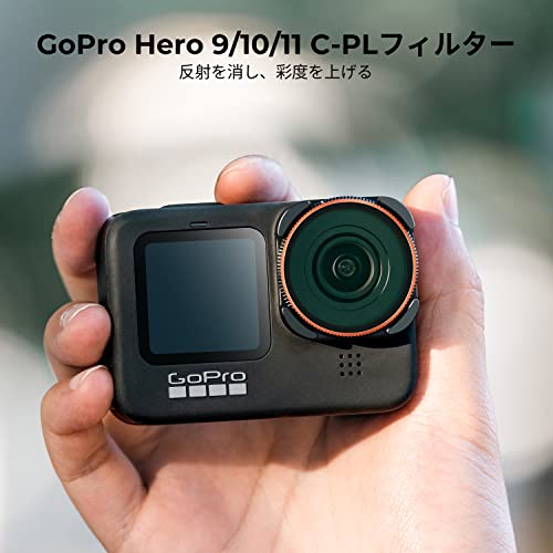 KF Concept GoPro Hero 12/Hero 11/Hero 10/Hero 9 Black для CPL фильтр AGC оптика стекло 