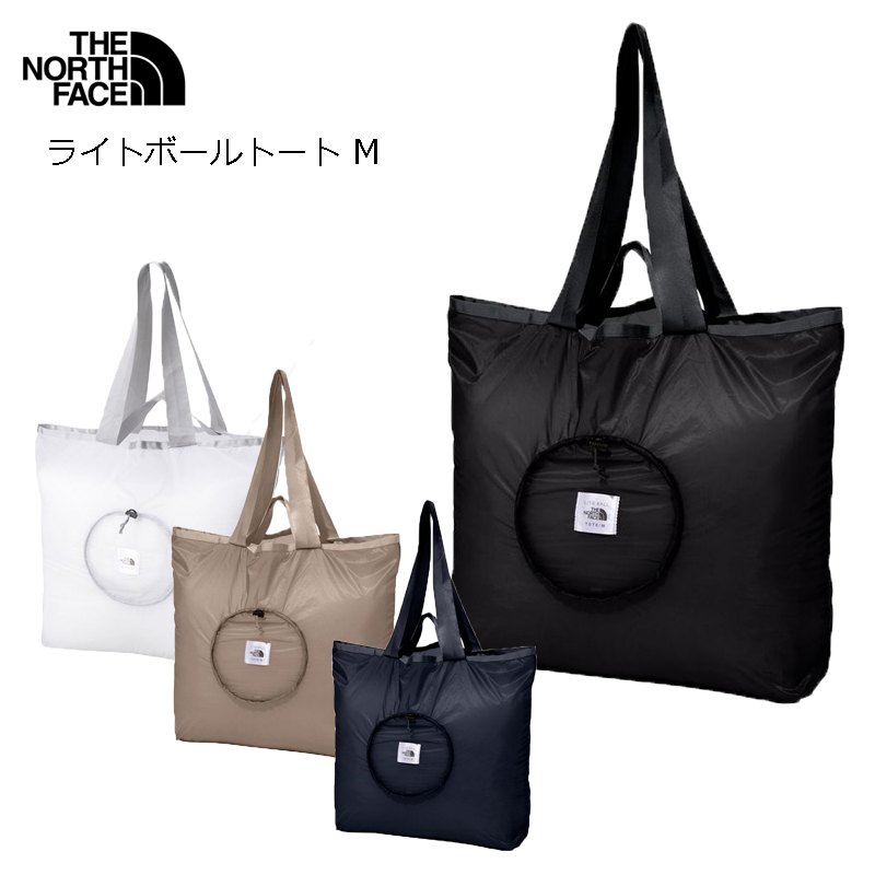  The * North * face light ball tote bag M men's lady's nylon poketabru eko-bag Mini bag folding NM82381 THE NORTH FACE 2024 autumn winter 