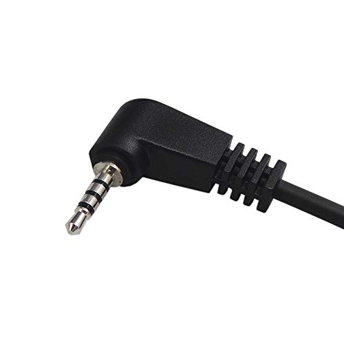 F-Factory 2.5mm 4 ultimate RCA conversion cable 2.5mm L type 4 ultimate Mini plug ( male ) - RCA/ pin Jack ( female ) 0.1m (2 number . image,3 number .GND) FNT-LH-49001M