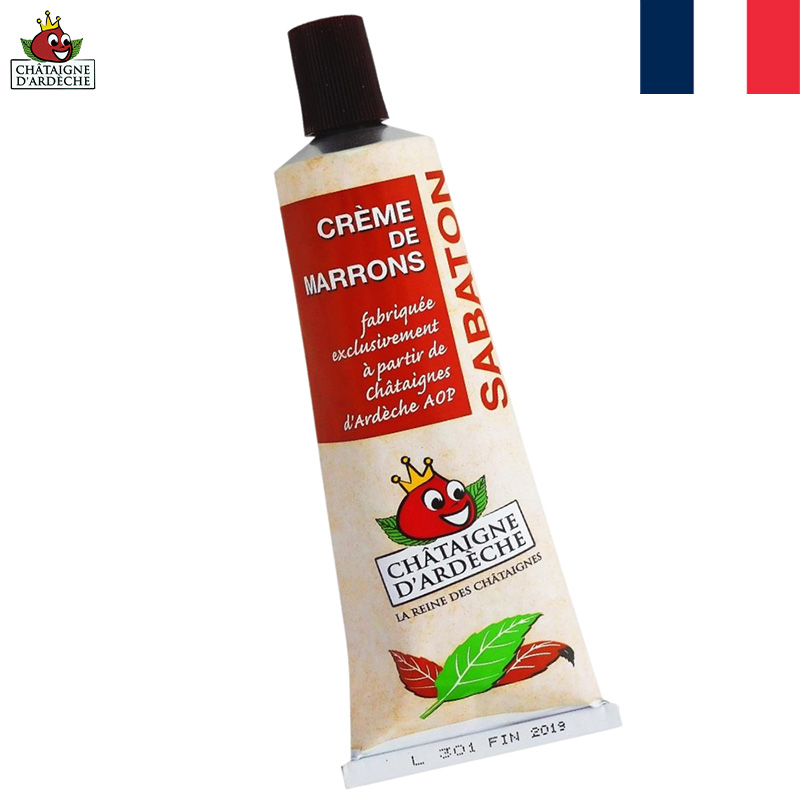 SABATONsa baton marron cream tube 80g tube entering chestnut paste marron paste confectionery France earth production import 