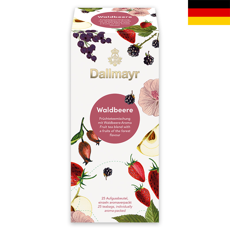 Dallmayrdaruma year tea fruit forest 62.5g(25 sack go in ) black tea tea bag fruit tea Germany earth production abroad import food 