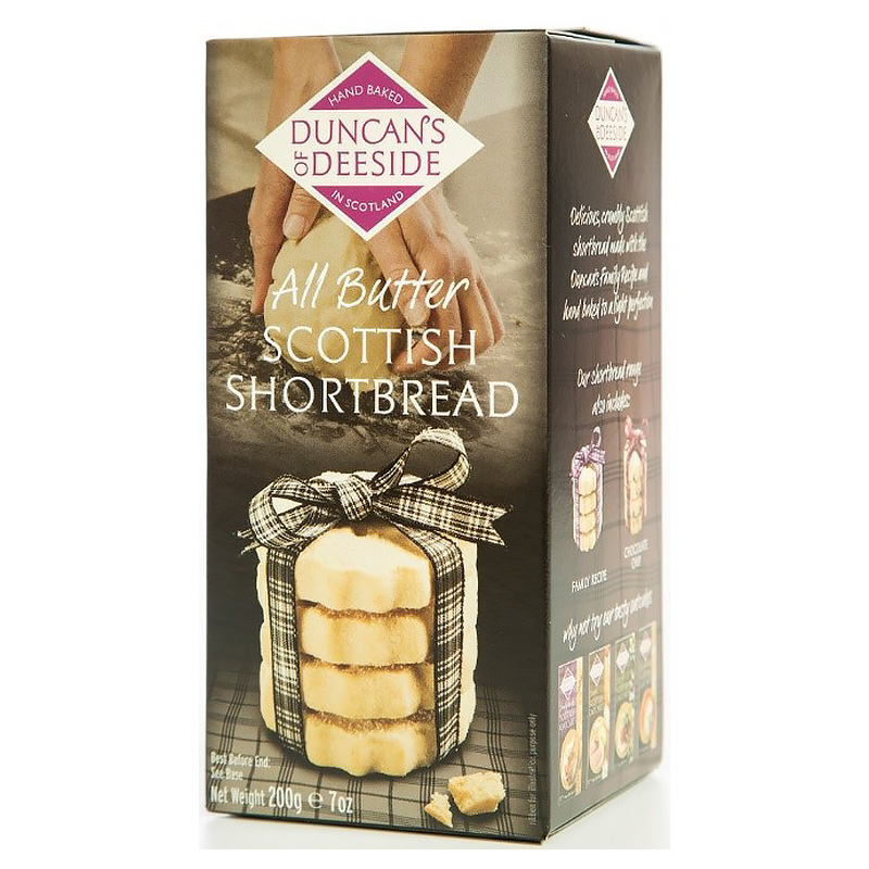 DUNCAN'S OF DEESIDE Dan can all butter shortbread 1 box 200g cookie biscuit England ... England earth production import pastry 