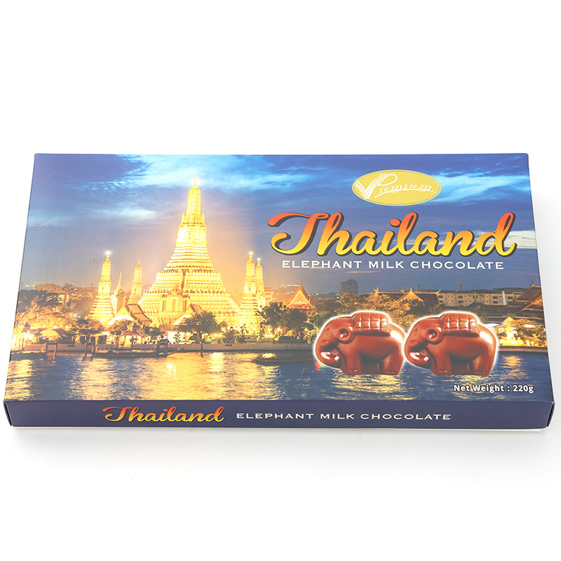  Thai Elephant milk chocolate 1 box 15 bead go in 220g THAILAND Thai ... Thai earth production abroad souvenir import pastry summer cool 