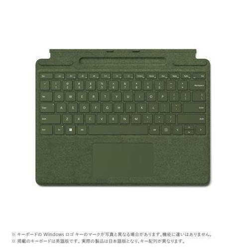 マイクロソフト スリム ペン 2 付き Surface Pro Signature キーボード 日本語 8X6-00139（フォレスト）の商品画像