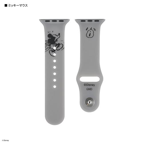 g Ла Манш ti-z(gourmandis) DNG-94MK( Mickey Mouse ) Apple Watch 41/40/38mm соответствует силикон частота Disney 