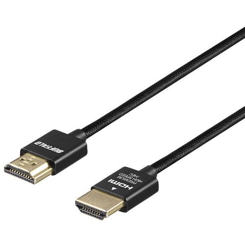  Buffalo (BUFFALO) BSHDPS20BK( черный ) Premium HDMI кабель тонкий модель 2m