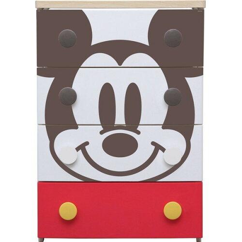 キャラクターチェスト 4段 ミッキー NHG-W554の商品画像