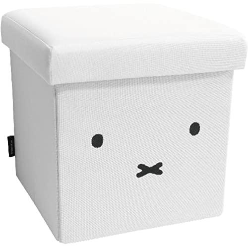 オカトー ミッフィー 収納できるスツール W285×D285×H290mm （ミッフィーホワイト）の商品画像