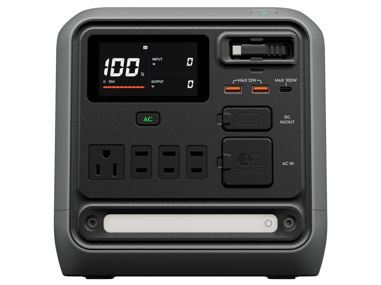 発電機EcoFlow ポータブル電源  2 容量256Wh 定格出力300W Amazon.co.jp: EcoFlow RIVER 2 ポータブル電源 小型軽量 256Wh 60分満