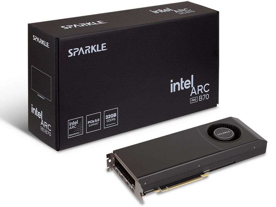 SBP70W-32G ［SPARKLE Intel Arc Pro B70 32GB Blower］の商品画像