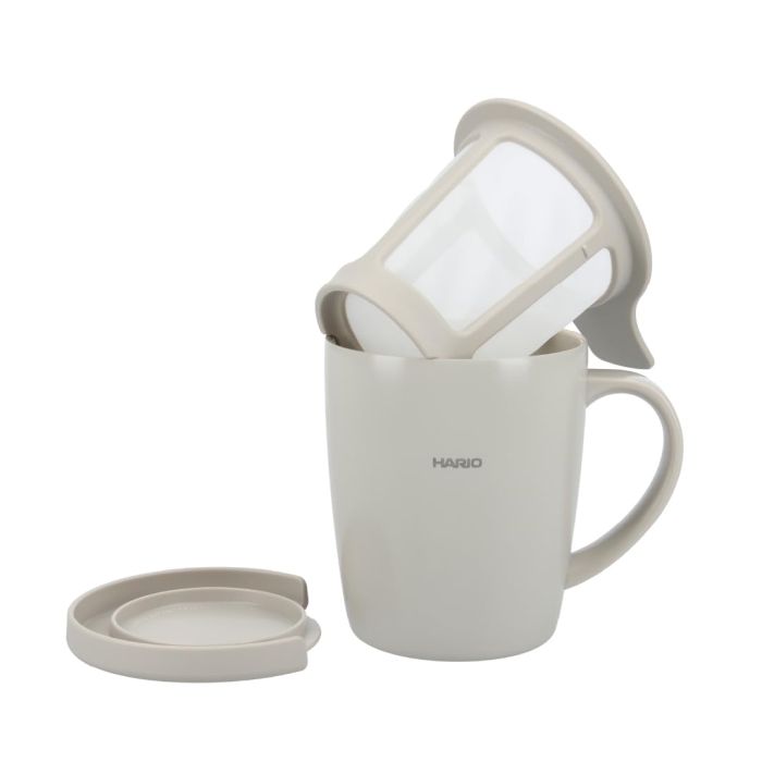 HARIO ティー＆コーヒーメーカーマグ 300ml TCM-300-GGの商品画像