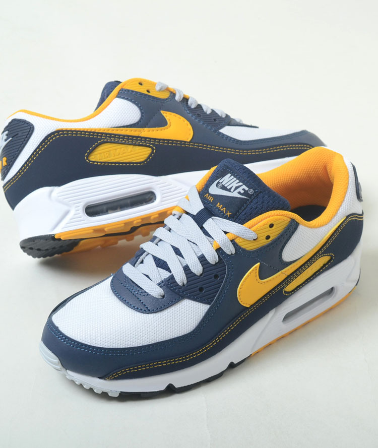 NIKE AIR MAX 90 NAVY GOLD ナイキ エア マックス 90 ネイビー
