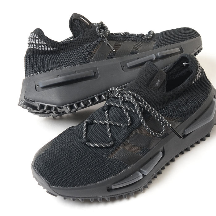 NMD_S1 "CORE BLACK GREY FOUR CLOUD WHITE" FZ6381 （コアブラック/グレーフォー/フットウェアホワイト）